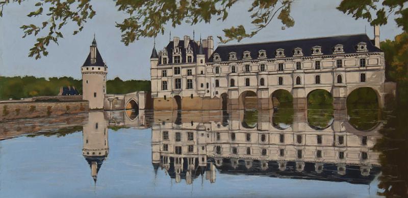 ESC_3539 chenonceaux.JPG - Pastel   format /size 70x35